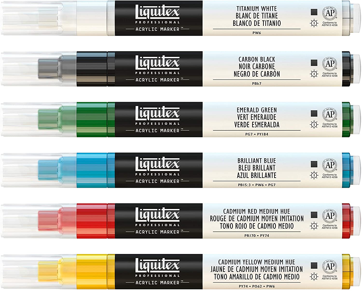 Set 6 Rotuladores Acrílicos Liquitex Art.-Nr. 4690002