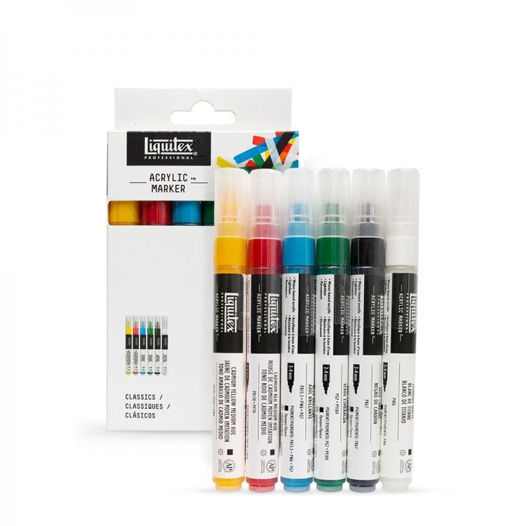 Set 6 Rotuladores Acrílicos Liquitex Art.-Nr. 4690002