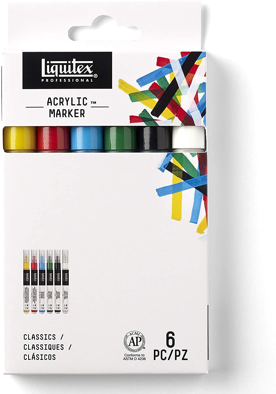 Set 6 Rotuladores Acrílicos Liquitex Art.-Nr. 4690002