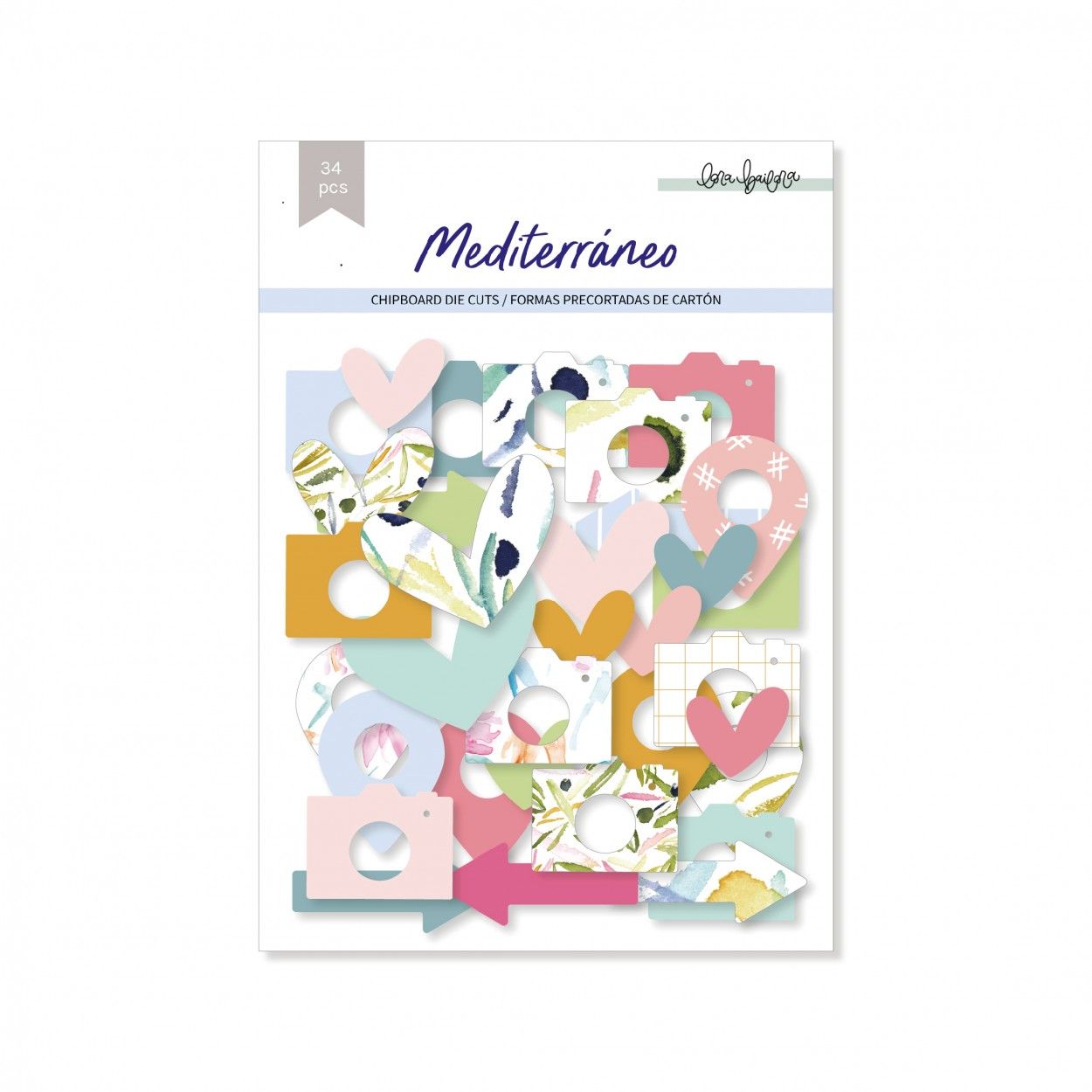 Die Cuts Chipboard Mediterráneo Art.-Nr. ELB0124