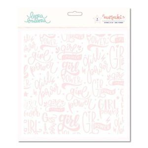 Plantilla 20 x 20 Meraki Girl Power HLB0006