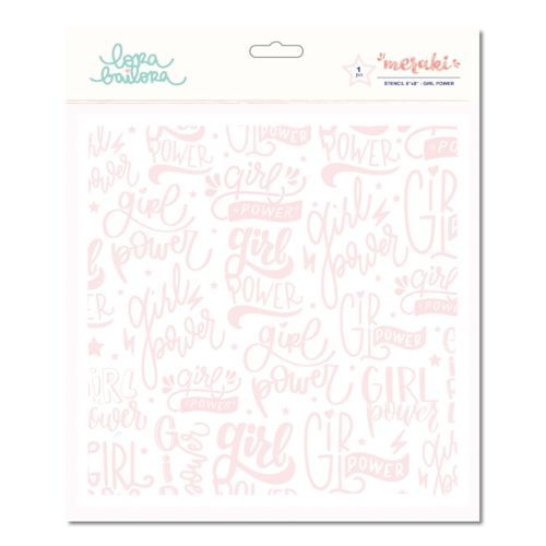 Plantilla 20 x 20 Meraki Girl Power HLB0006