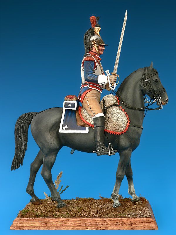 1:16 Serie Figuras Históricas – Coracero francés – Guerras Napoleónicas Art.-Nr. 16015