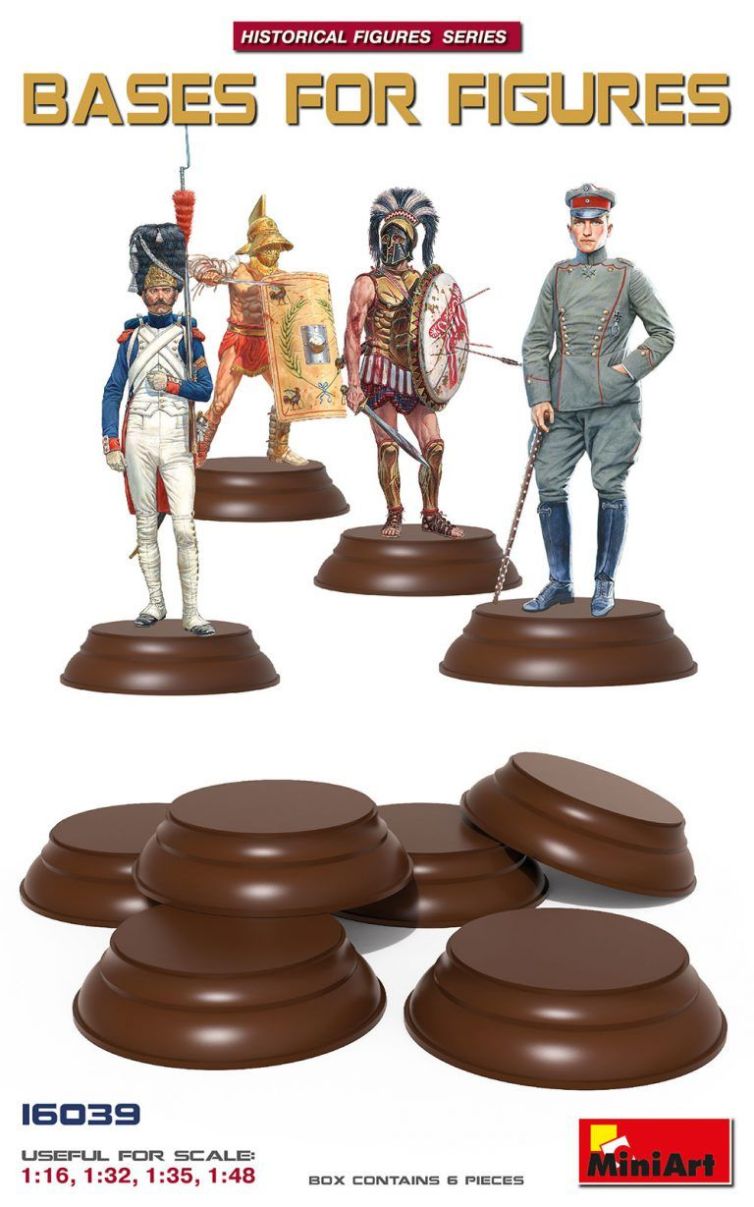 Bases para figuras 6 piezas Art.-Nr. 16039