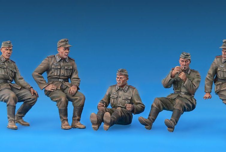1:35 German Artillery Crew Riders Art.-Nr. 35040