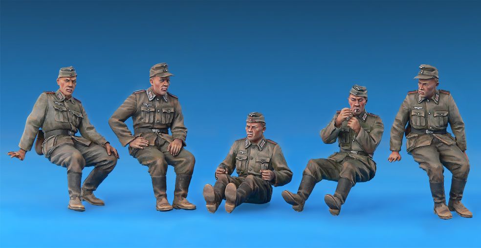 1:35 German Artillery Crew Riders Art.-Nr. 35040