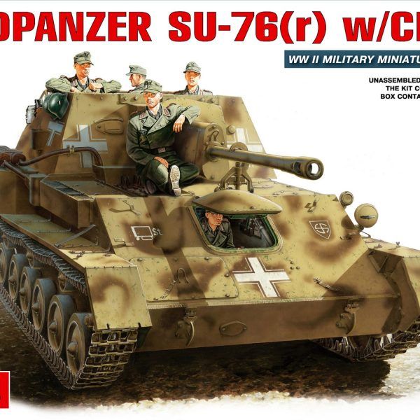 1:35 Jagdpanzer SU-76(r) con Tripulación Art.-Nr. 35053