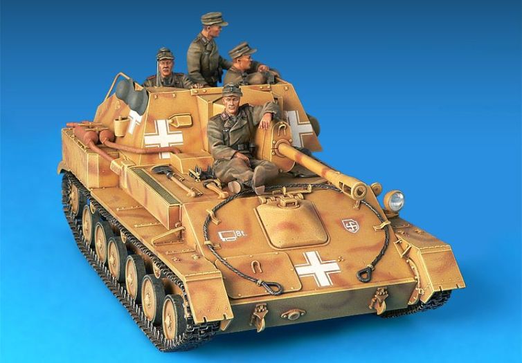 1:35 Jagdpanzer SU-76(r) con Tripulación Art.-Nr. 35053