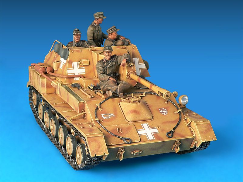 1:35 Jagdpanzer SU-76(r) con Tripulación Art.-Nr. 35053