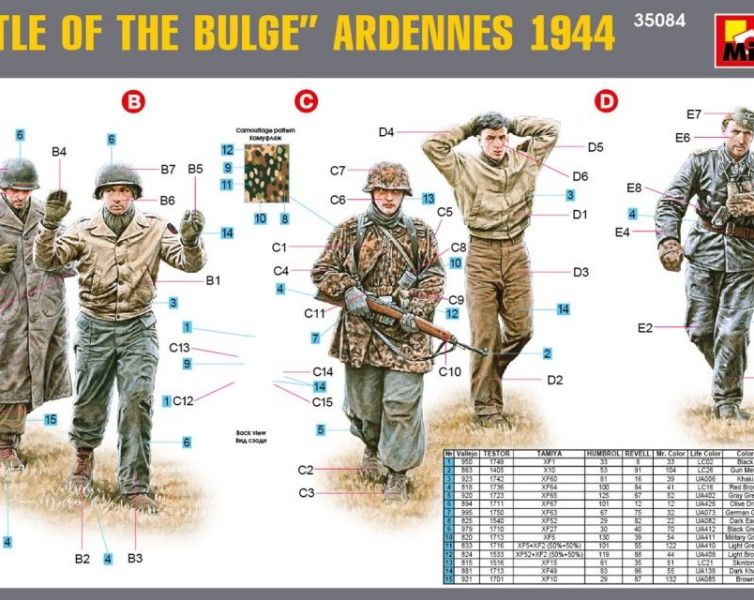 1:35 Battle Bulge Ardennes 1944 Art.-Nr. 35084