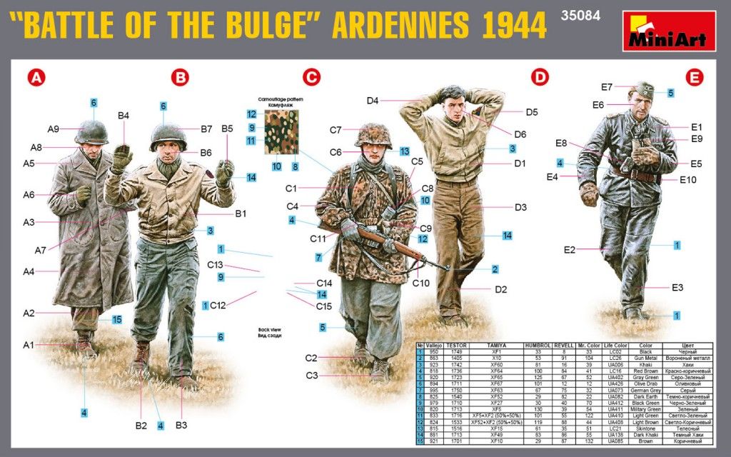 1:35 Battle Bulge Ardennes 1944 Art.-Nr. 35084