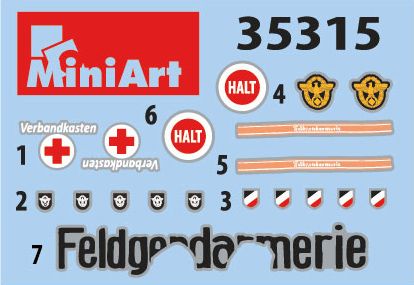 1:35 German Feldgendarmerie Special Edition Art.-Nr. 35315