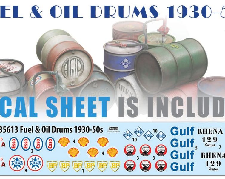 1:35 Fuel & Oil Drums Art.-Nr. 35613