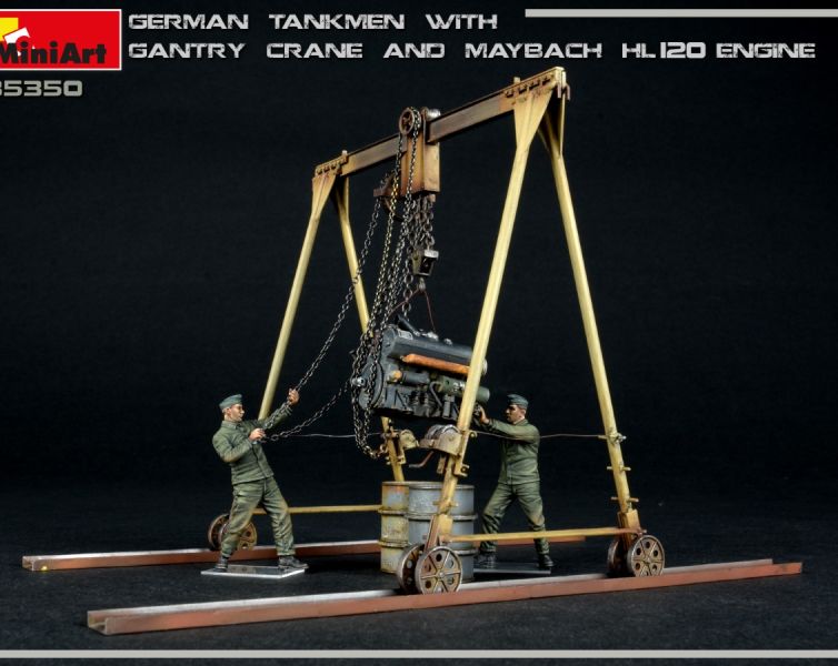 1:35 German Tankmen with Gantry Crane Art.-Nr. 35350