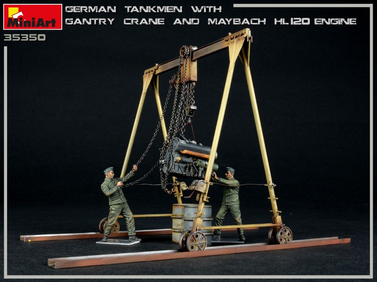 1:35 German Tankmen with Gantry Crane Art.-Nr. 35350