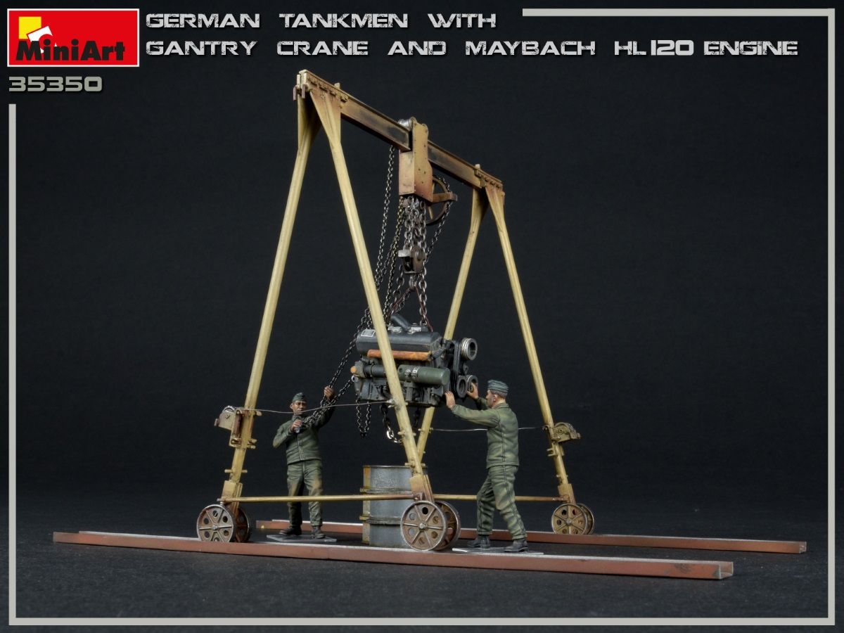 1:35 German Tankmen with Gantry Crane Art.-Nr. 35350