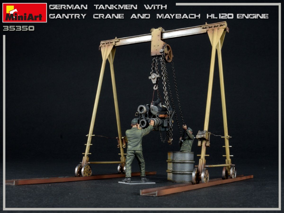 1:35 German Tankmen with Gantry Crane Art.-Nr. 35350