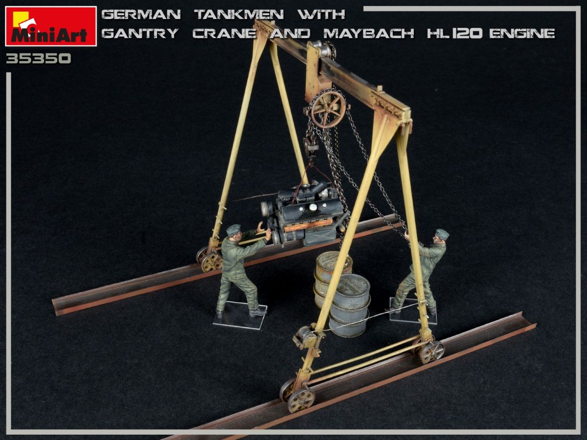 1:35 German Tankmen with Gantry Crane Art.-Nr. 35350