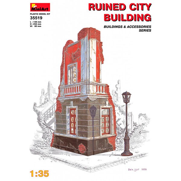 1:35 Ruined City Building Art.-Nr. 35519