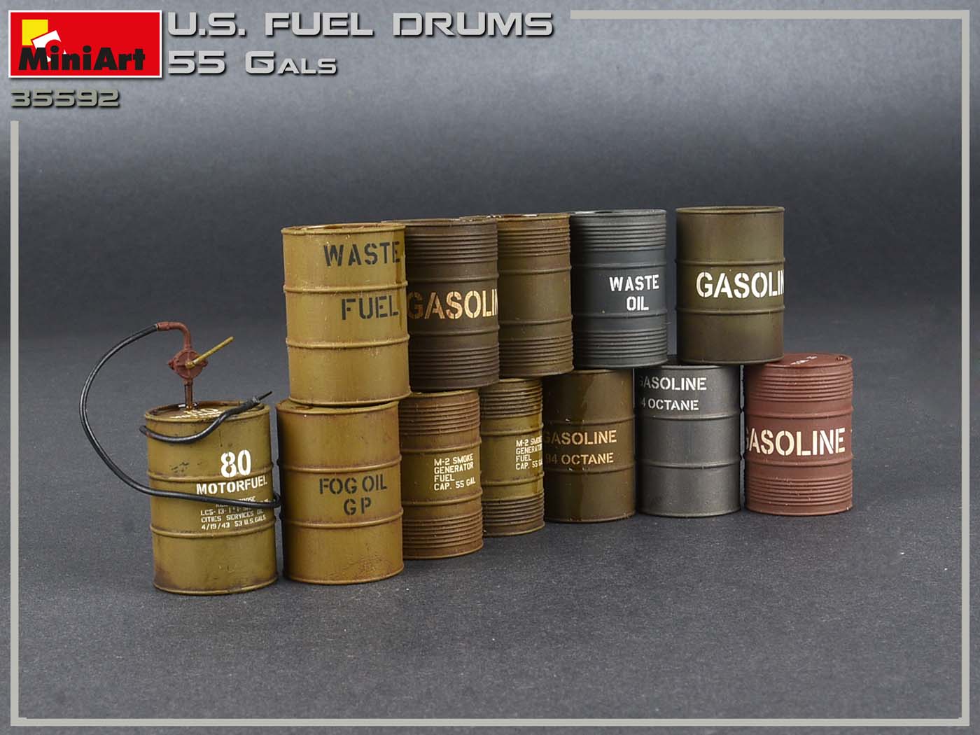 1:35 U.S. Fuel Drums 55 Gals Art.-Nr. 35592