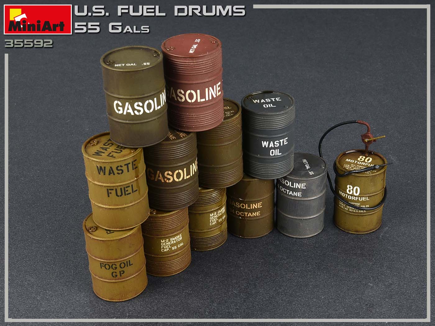 1:35 U.S. Fuel Drums 55 Gals Art.-Nr. 35592