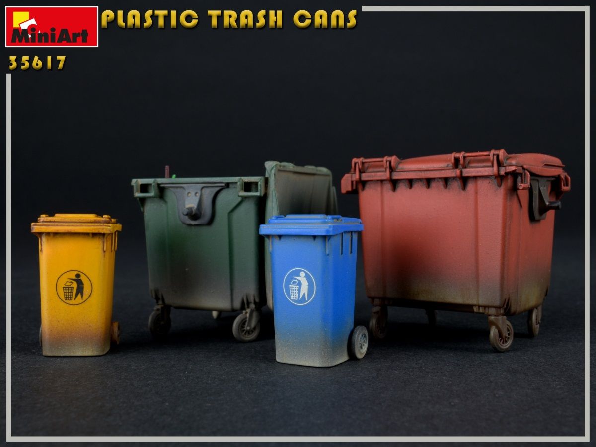 1:35 Contenedores de Basura de Plástico Art.-Nr. 35617
