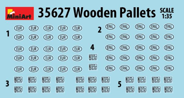 1:35 Wooden Pallets Art.-Nr. 35627