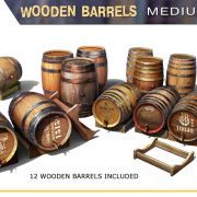 1:35 Barriles de Madera Art.-Nr. 35630