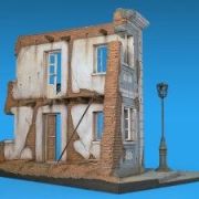 1:35 Diorama European Street Art.-Nr. 36011
