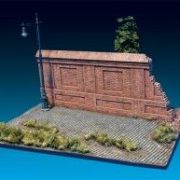 1:35 Diorama with Brick Wall Art.-Nr. 36055