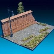 1:35 Diorama with Brick Wall Art.-Nr. 36055