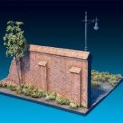 1:35 Diorama with Brick Wall Art.-Nr. 36055