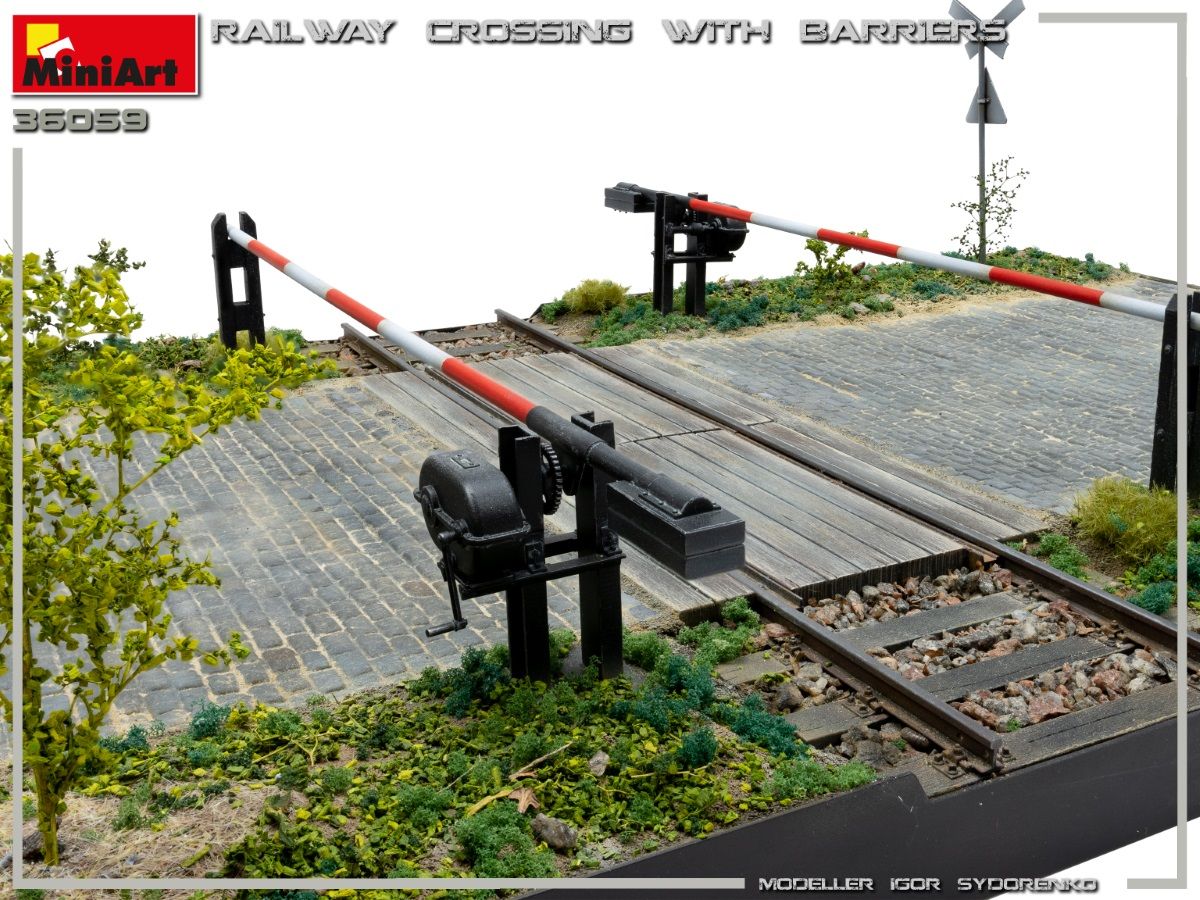 1:35 Cruce de ferrocarril Art.-Nr. 36059