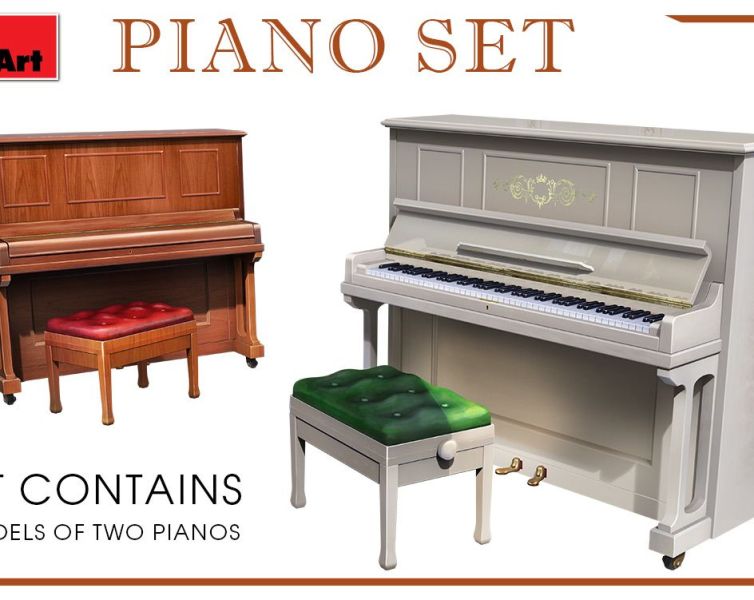 1:35 Accesorios Piano Set Art.-Nr. 35626