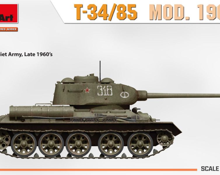1:35 T-34/85 Mod. 1960  Art.-Nr. 37089