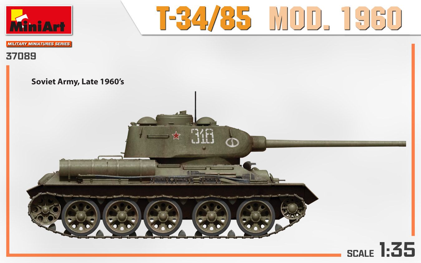 1:35 T-34/85 Mod. 1960  Art.-Nr. 37089