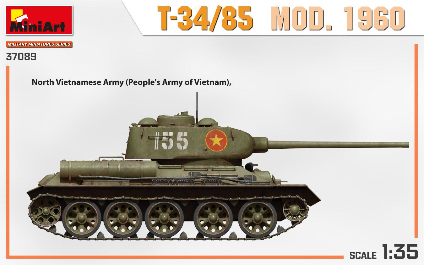 1:35 T-34/85 Mod. 1960  Art.-Nr. 37089