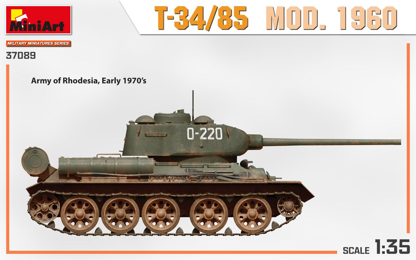 1:35 T-34/85 Mod. 1960  Art.-Nr. 37089