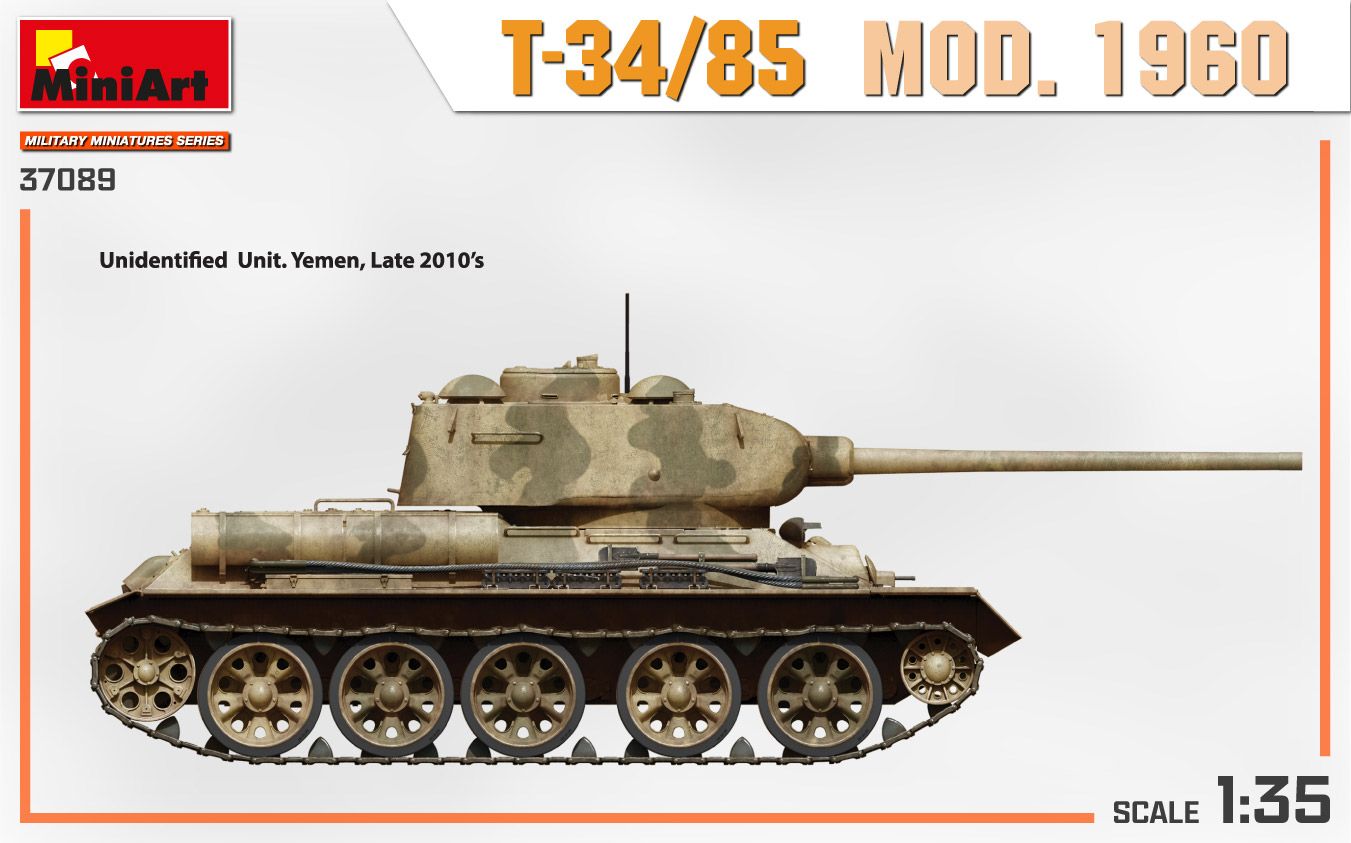 1:35 T-34/85 Mod. 1960  Art.-Nr. 37089