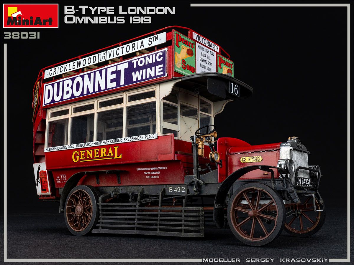 1:35 MiniArt B-Type London Omnibus 1919 Art.-Nr. 38031
