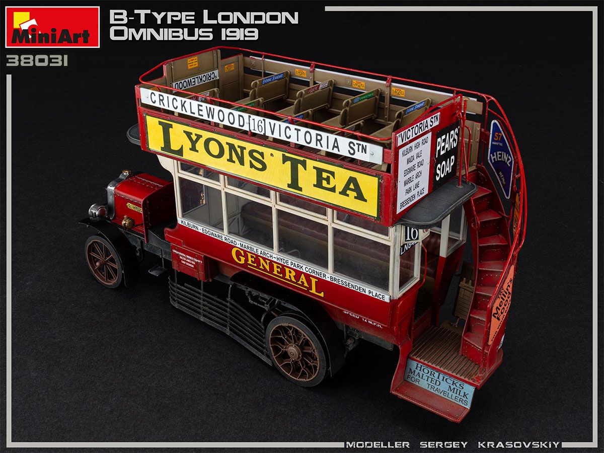 1:35 MiniArt B-Type London Omnibus 1919 Art.-Nr. 38031