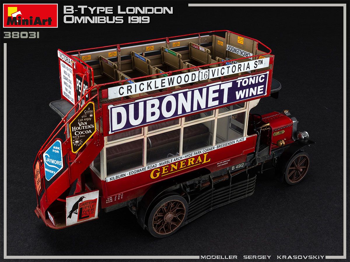 1:35 MiniArt B-Type London Omnibus 1919 Art.-Nr. 38031