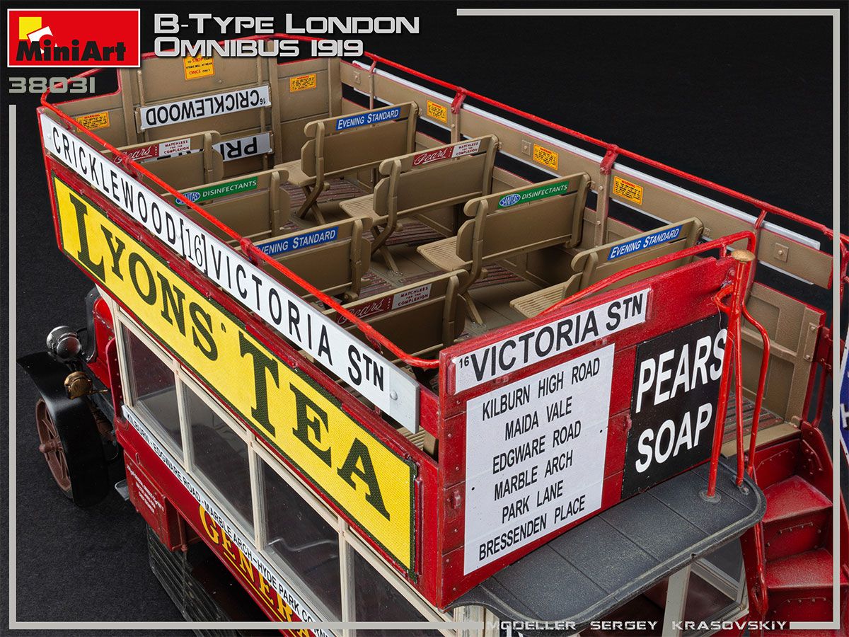 1:35 MiniArt B-Type London Omnibus 1919 Art.-Nr. 38031