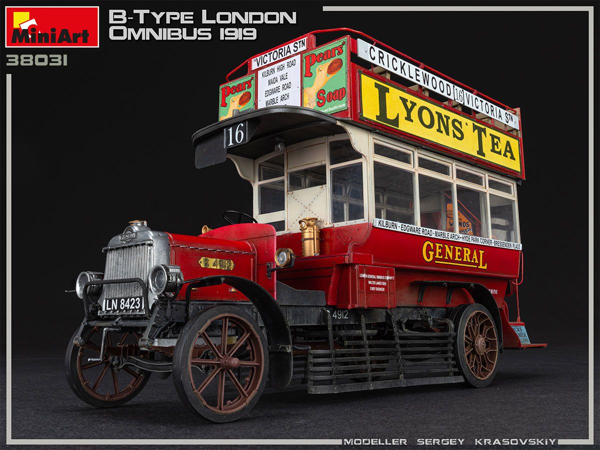 1:35 MiniArt B-Type London Omnibus 1919 Art.-Nr. 38031
