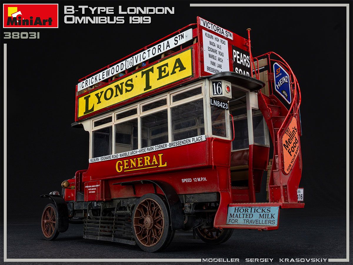 1:35 MiniArt B-Type London Omnibus 1919 Art.-Nr. 38031