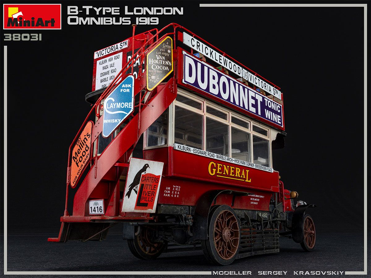 1:35 MiniArt B-Type London Omnibus 1919 Art.-Nr. 38031