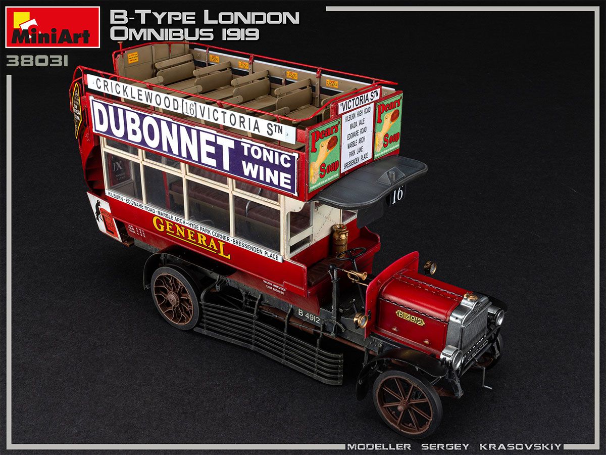 1:35 MiniArt B-Type London Omnibus 1919 Art.-Nr. 38031