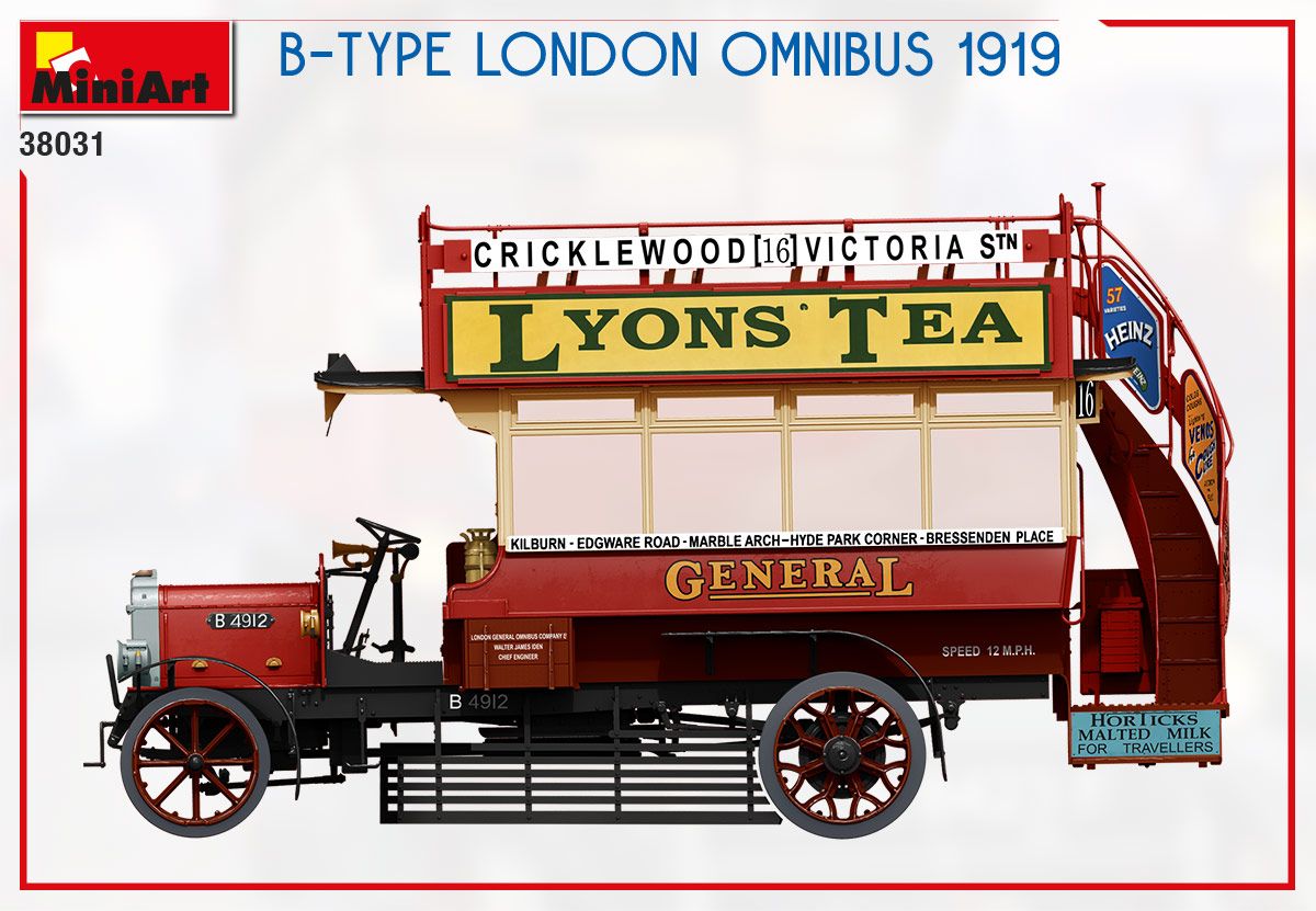 1:35 MiniArt B-Type London Omnibus 1919 Art.-Nr. 38031