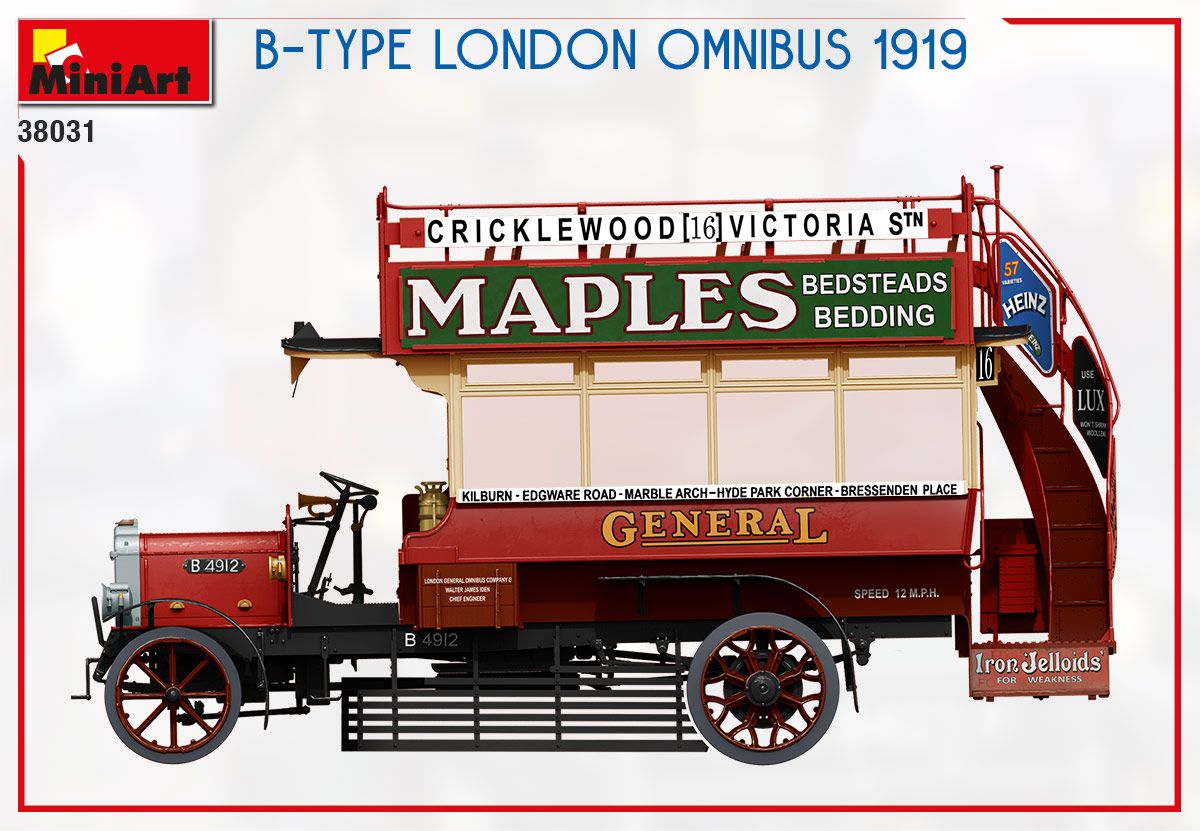 1:35 MiniArt B-Type London Omnibus 1919 Art.-Nr. 38031