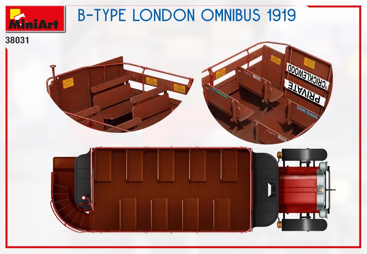 1:35 MiniArt B-Type London Omnibus 1919 Art.-Nr. 38031